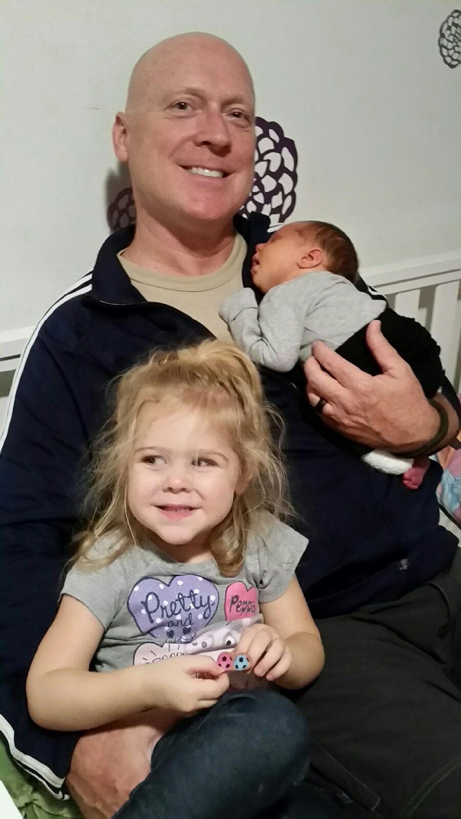 Grandpa and his girl's
